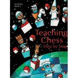 Livre de coloriage Teaching Chess Step by Step