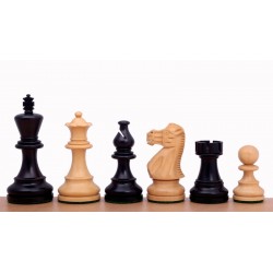 Pièces d'échecs Classiques Ébonisées 5+