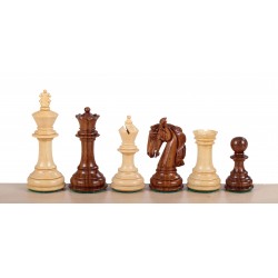 Pièces d'échecs Colombiennes Acacia n°5+