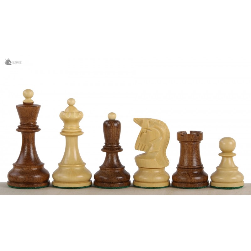Pièces d'échecs Dubrovnik Acacia 5+