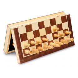 Jeu d'échecs de voyage magnétique en bois Cayro 30cm